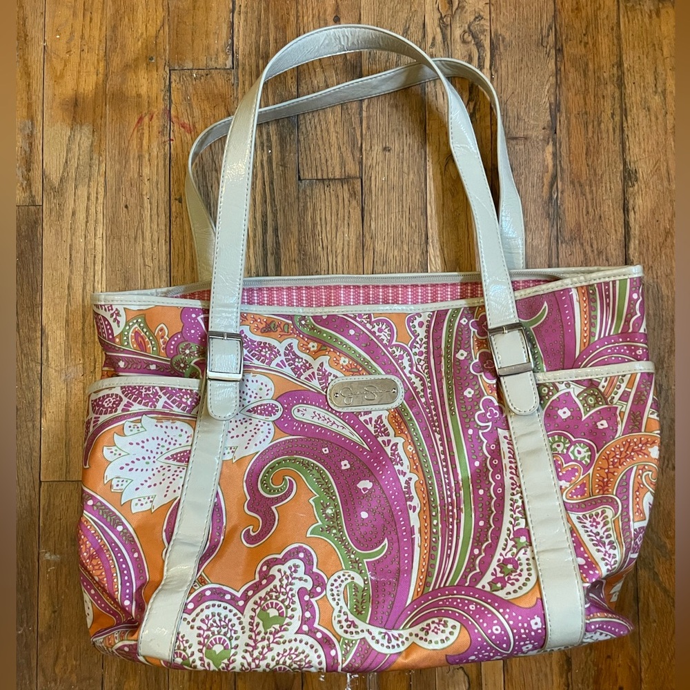 Jessica Simpson Paisley Purse/Tote Bag